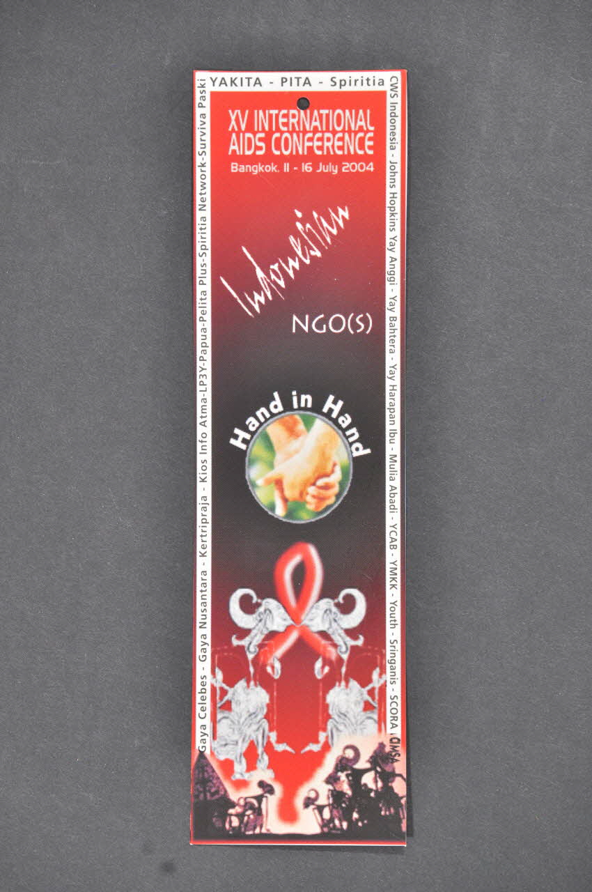 Indonesian Ngos marque-page Hand in hand International 2004 2004.207.193 Photo Mucem