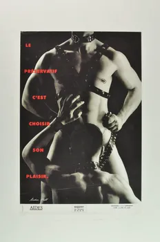 affiche "Le préservatif c'est choisir son plaisir." 2003.125.61  Photo Mucem