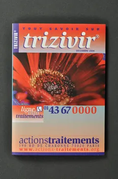 Actions Traitements Dépliant "Tout savoir sur Trizivir" France 2004 2005.197.43 Photo Mucem