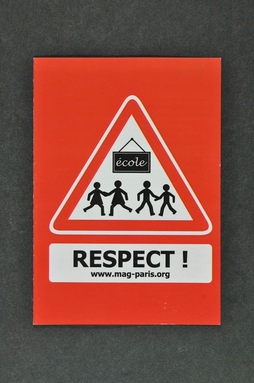 Mag Dépliant Ecole Respect France 2004 2004.207.249 Photo Mucem