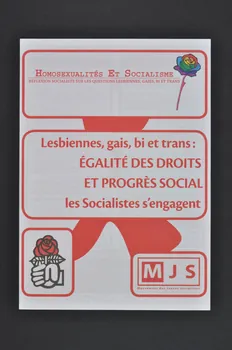Mouvement Des Jeunes Socialistes tract Homosexualité et socialisme France 2004 2004.207.251 Photo Mucem