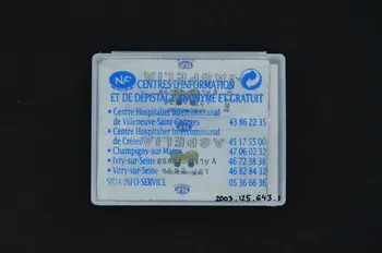 Conseil Général Du Val De Marne Emballage de préservatif "Quelle Santé?" France 1998 2003.125.643.1-3  Photo Mucem