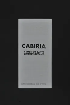 Cabiria Dépliant "Cabiria. Action de santé communautaire" France 2005 2005.197.56  Photo Mucem
