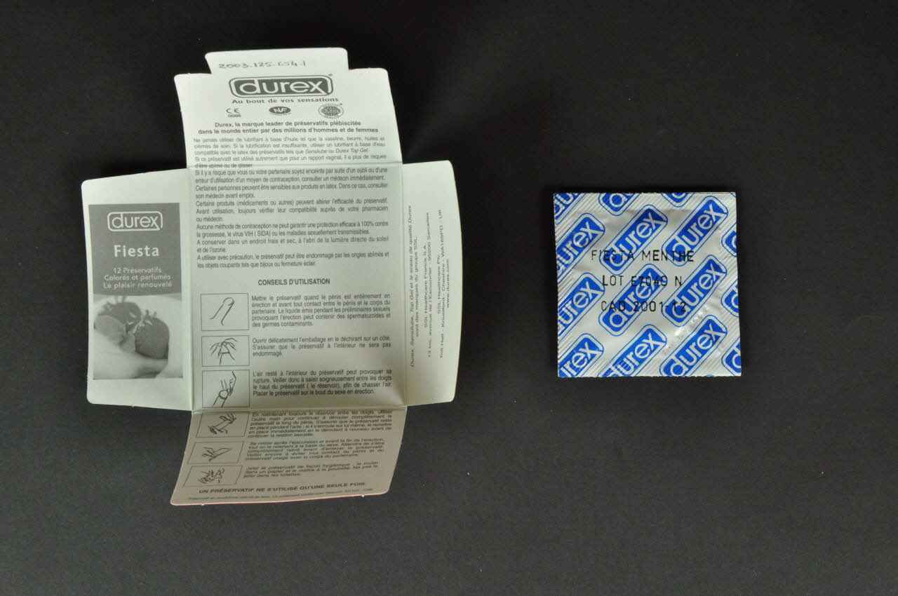 Durex Préservatif France 2001/12 2003.125.654.1-2 Photo Mucem