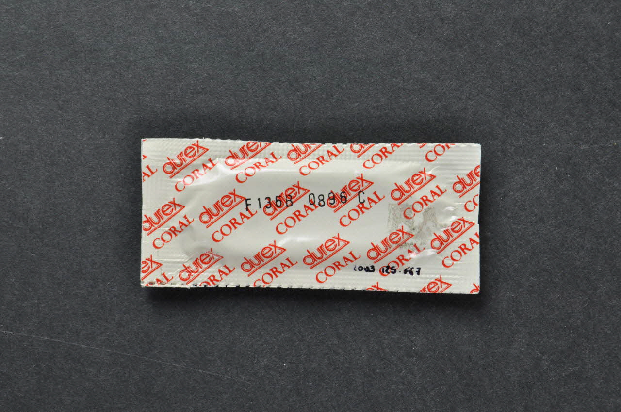 Durex Préservatif "Durex Coral" France 1996 2003.125.667 Photo Mucem