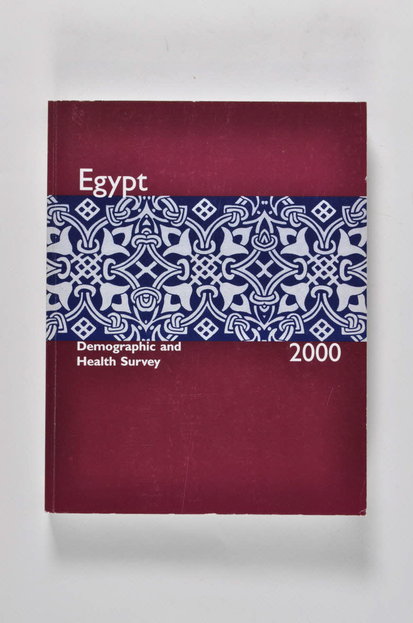 Ministry Of Health And Population (Egypte) BROCHURE "Egypt. Demographic and health survey" (Egypte. Enquête démographique et sur la santé.) Egypte 2000 2004.207.44 Photo Mucem