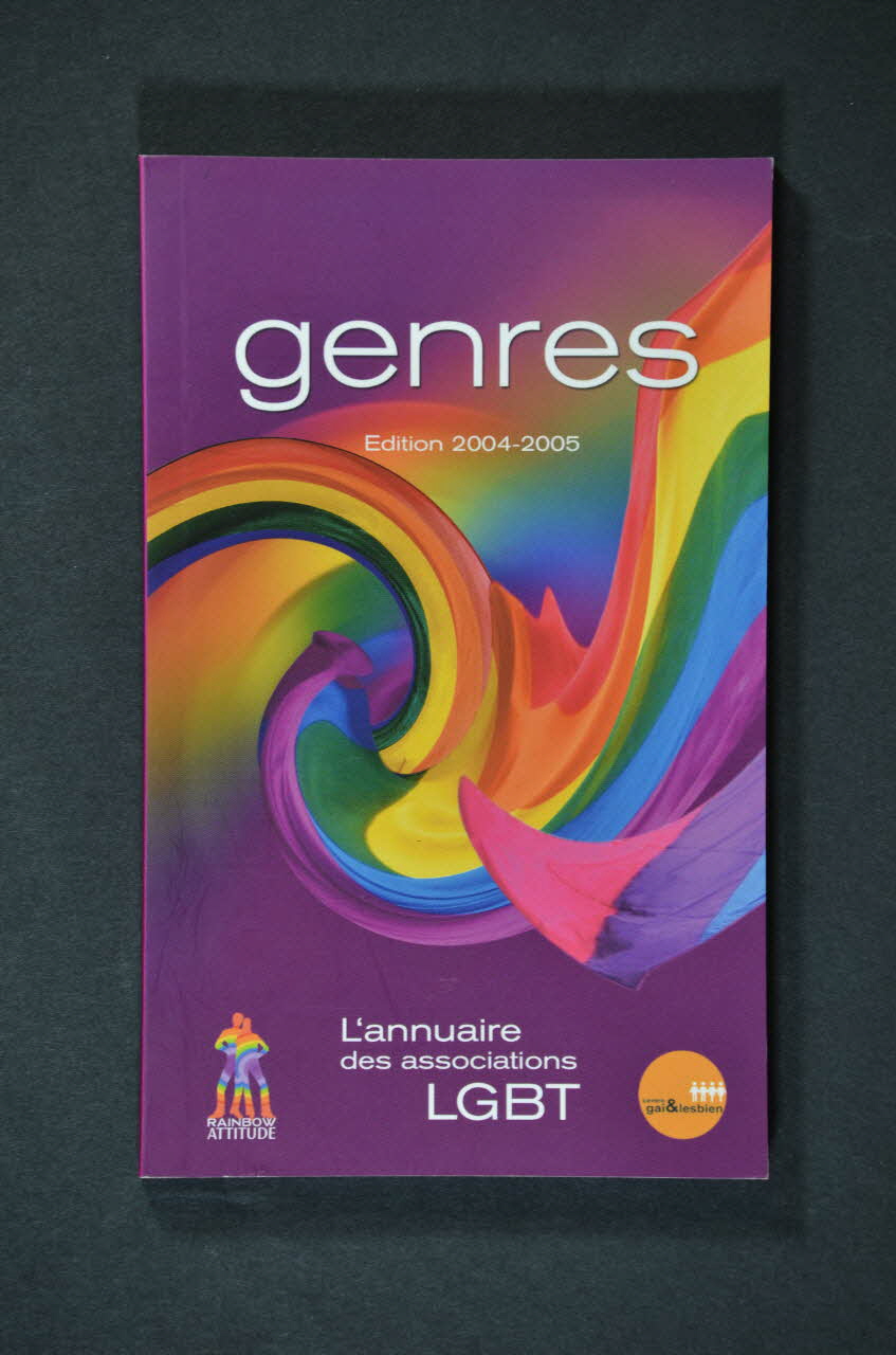 Rainbow Attitude, Centre Gai Et Lesbien BROCHURE Genres Île-de-France, France 2004 2004.207.46 Photo Mucem