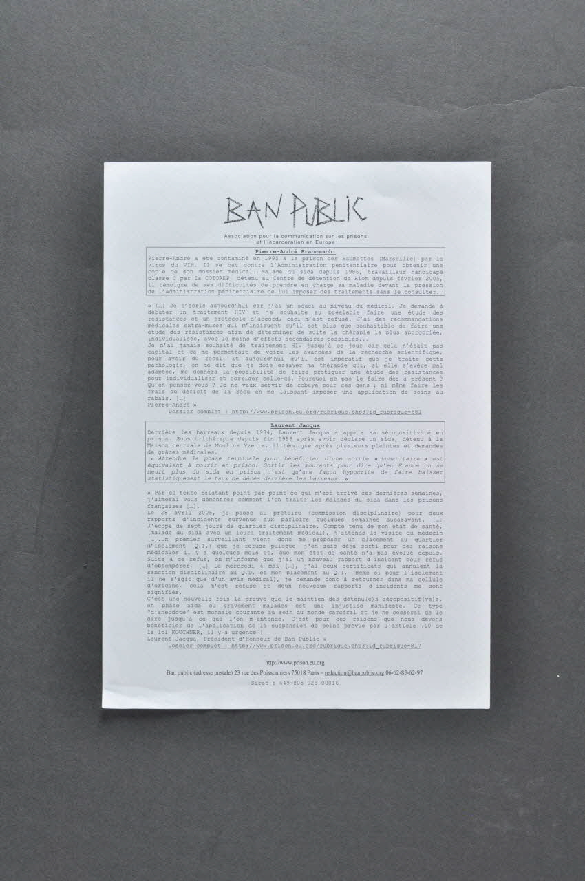 tract Ban Public 2005.197.75 Photo Mucem