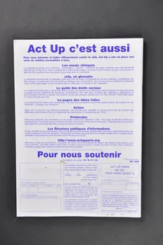 Act Up-Paris Bulletin associatif Protocoles. le bulletin d'information thérapeutique pour les malades France 2005/5 2005.197.77 Photo Mucem