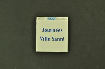 Emballage de préservatif "Journées Ville Santé : Orléans Prévention Santé" (sans préservatif) 2003.125.681  Photo Mucem