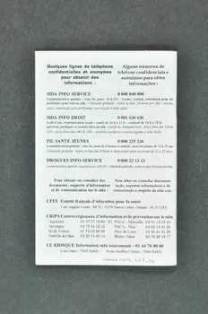 Cfes, L'assurance Maladie, Ministère De L'emploi BROCHURE "Le sida et nous. Français. Portugais" France 2004 2004.207.54 Photo Mucem