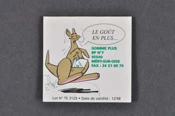 Gomme Plus Etui de préservatif France 1998 2003.125.692 Photo Mucem