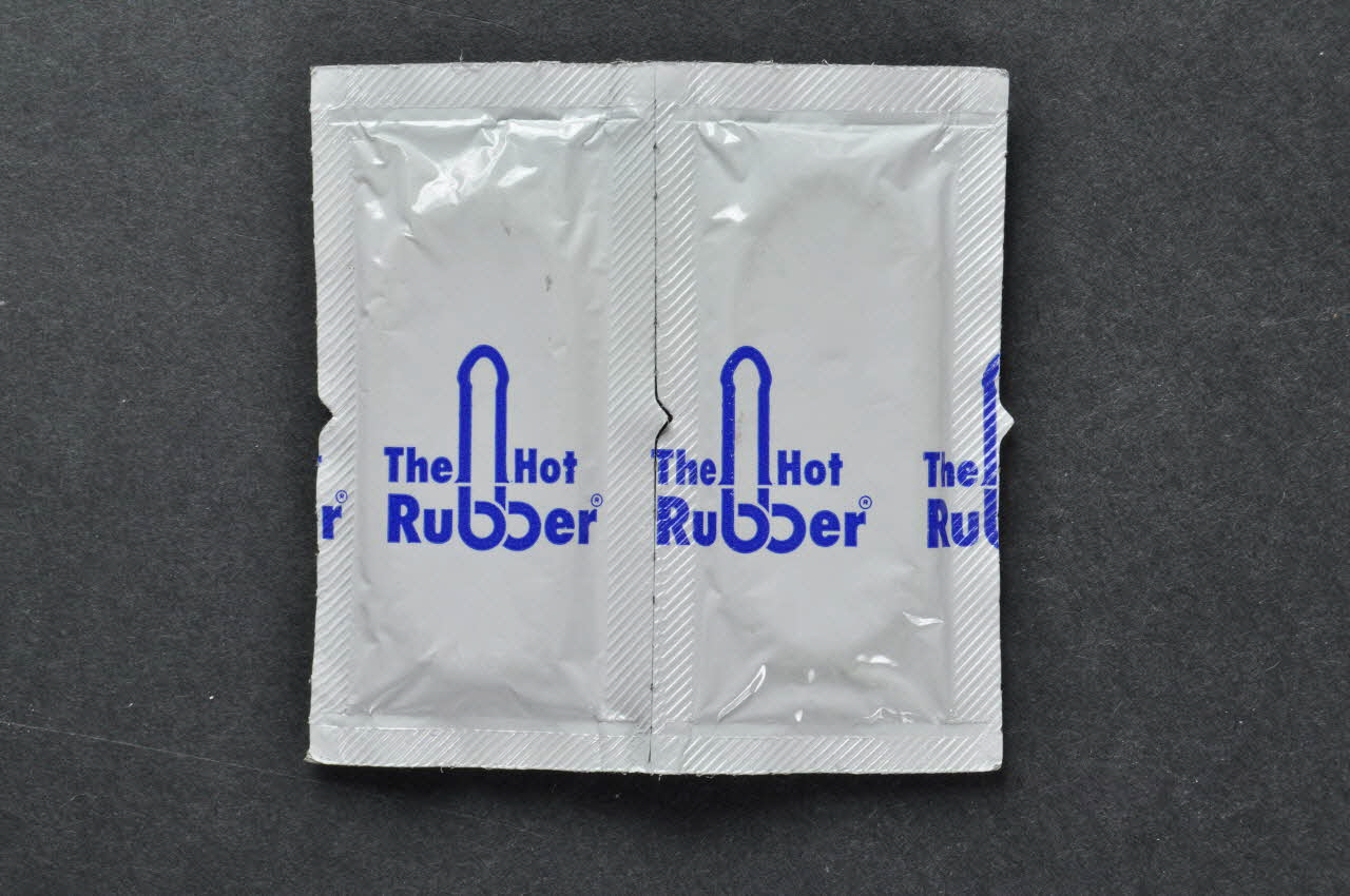 The Hot Rubber Company Préservatif "The Hot Rubber " Lorraine, France 1997 2003.125.698 Photo Mucem