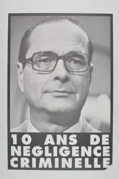 affiche "10 ans de négligence criminelle" 2003.125.7 Photo Mucem