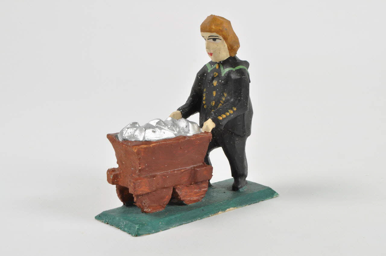 figurine de crèche mineur Bohême centrale, République Tchèque 2004 2005.205.1 Photo Mucem