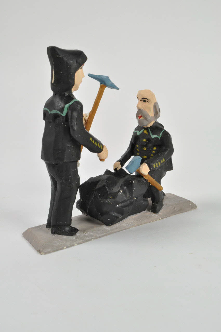 figurine de crèche mineurs Bohême centrale, République Tchèque 2005 2005.205.2 Photo Mucem