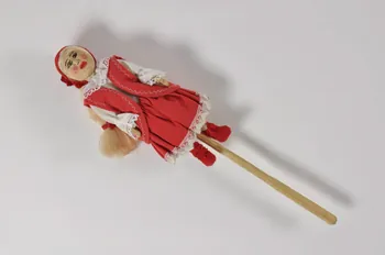 marionnette à tige Le petit chaperon rouge ? Pologne 2004 2005.210.22  Photo Mucem