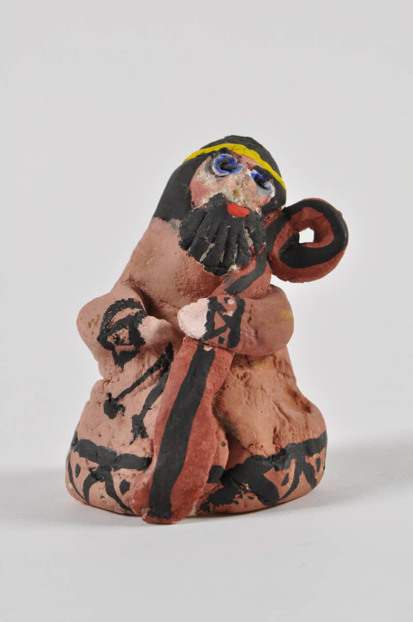 figurine de crèche saint Joseph Pologne 2004 2005.210.24 Photo Mucem