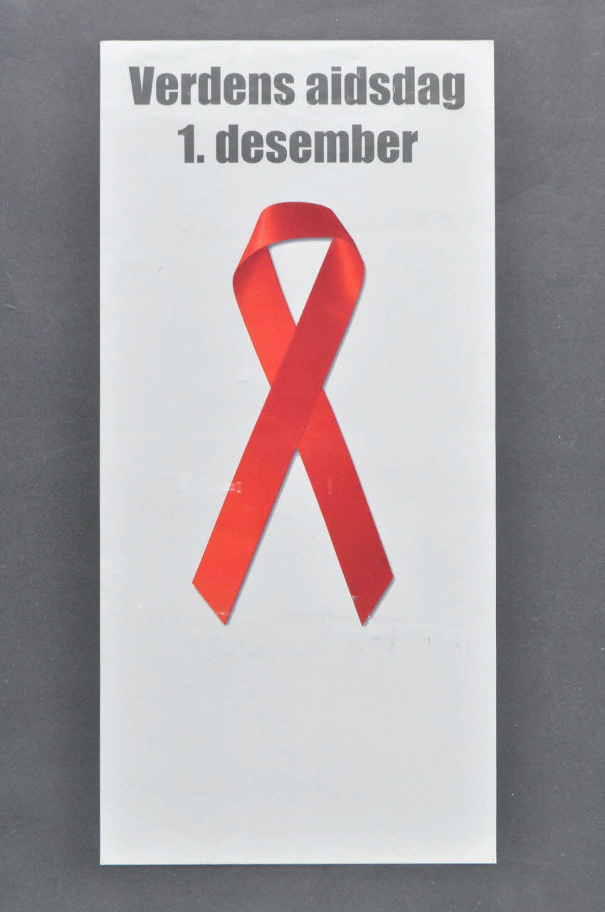 affiche Affiche "Verdens Aidsdag 1 desember" (1er décembre 2004.208.17 Photo Mucem