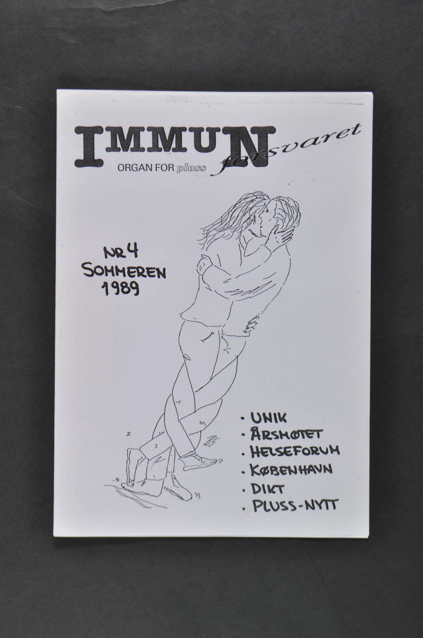 Association Pluss Bulletin associatif "Immun forsvaret", 1989, n° 4 Norvège 1989 2004.208.19.1-2 Photo Mucem