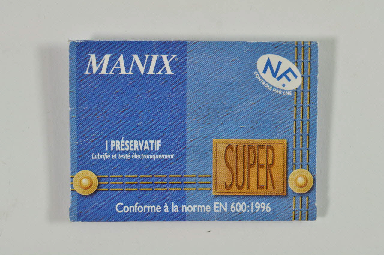 Etui de préservatif "1 Préservatif Manix Super" (sans préservatif) 2003.125.770 Photo Mucem