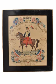 Etienne Jeaurat ; C. Le Vasseur aquarelle Souvenir militaire de Louis Kopp né à Klingenthal le 26 avril 1826 marié à la demoiselle Joséphine Schneider France 1854 1954.64.1 D Photo Mucem
