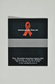 Association Pluss, Norvège Dépliant "PLUSS Norwegian Association Against Aids" (en anglais) Norvège 2004 2004.208.32 Photo Mucem