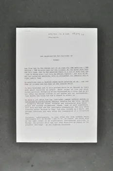 Association Pluss, Norvège Rapport "The organisation for positives in Norway" (L'organisation norvégienne pour les personnes séropositives) Norvège 1989 2004.208.33 Photo Mucem
