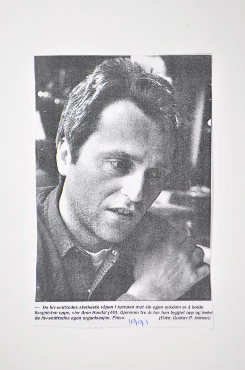 Association Pluss photographie "Arne Husdal, The founder of the organisation. Norvège 1991 2004.208.38 Photo Mucem