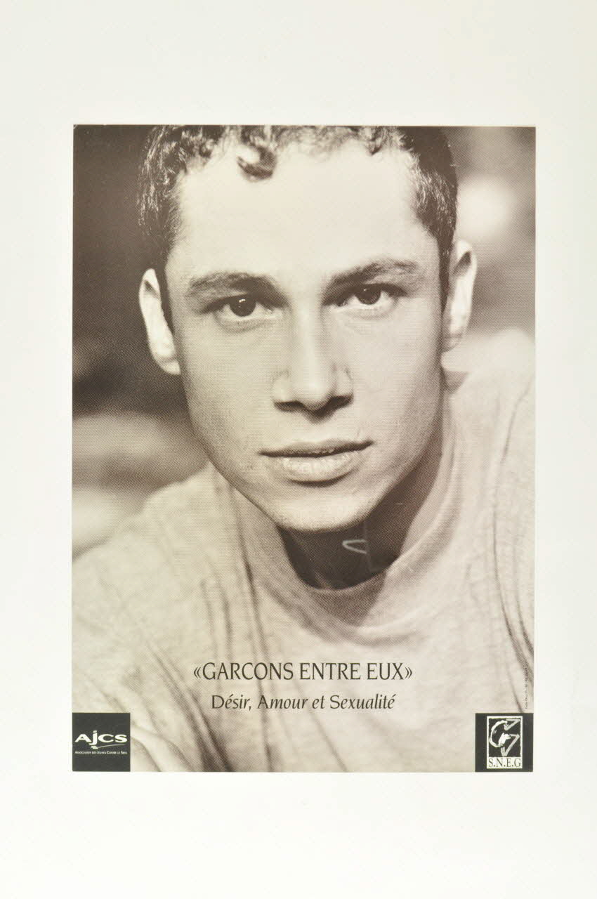affiche "Garçons entre eux" 2003.125.84 Photo Mucem