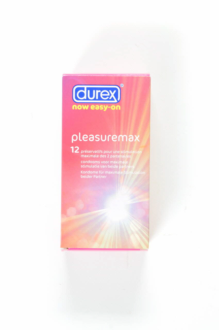 Durex boîte de préservatifs Durex Pleasure max France 2004 2004.209.13 Photo Mucem