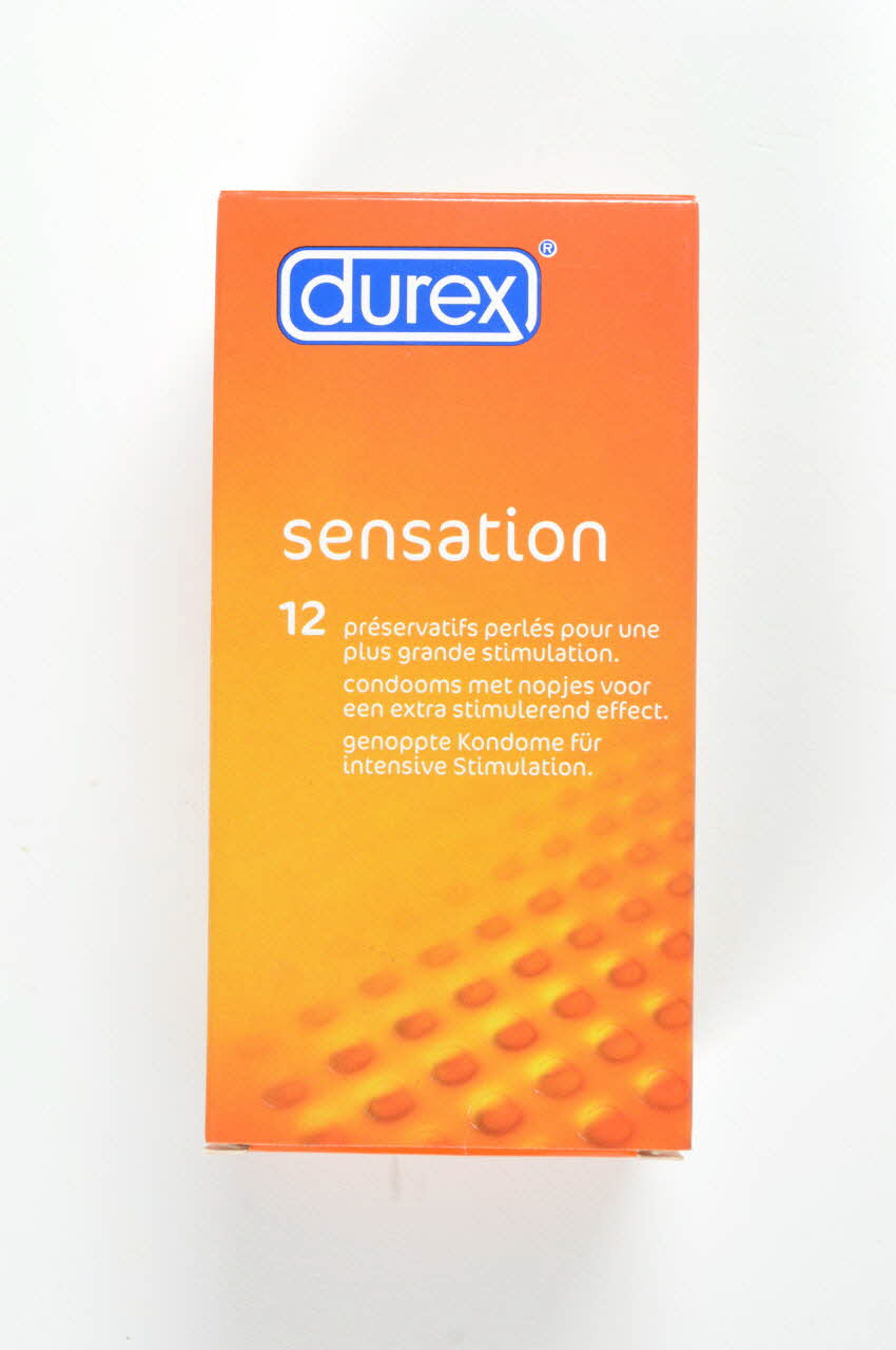 Durex boîte de préservatifs Durex sensation France 2004 2004.209.14 Photo Mucem