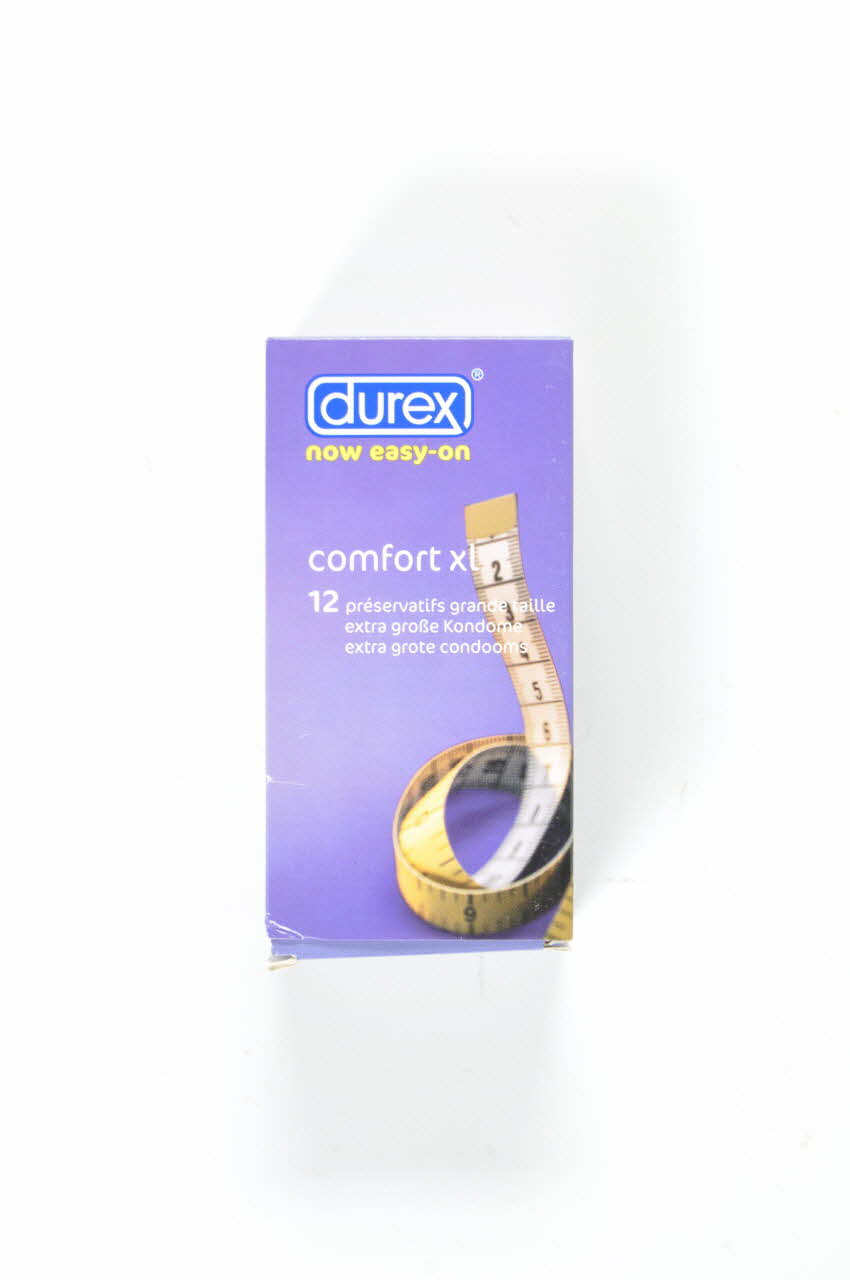 Durex boîte de préservatifs Durex "now easy-on" France 2004 2004.209.7 Photo Mucem