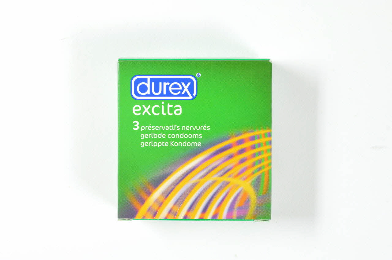 Durex boîte de préservatifs Durex Excita France 2004 2004.209.8 Photo Mucem