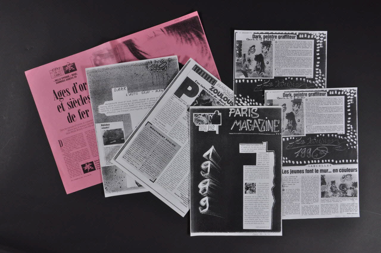 Dark Photocopie Revue de presse 1984-1990 2004.21.6.1-6 Photo Mucem