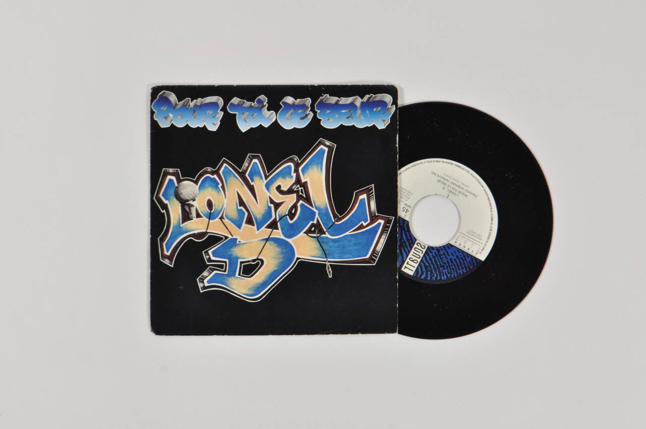 Dark disque 45 tours Pour toi le beur 1990 2004.21.3.1-2 Photo Mucem