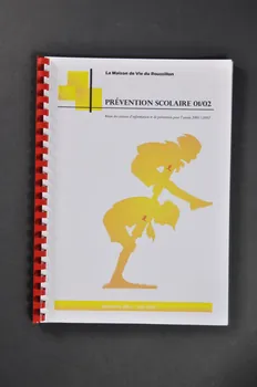 La Maison De Vie Du Roussillon Rapport "Prévention scolaire 01/02. Bilan des actions d'information et de prévention pour l'année 2001 / 2002 Languedoc-Roussillon, France 2001 2003.129.12 Photo Mucem
