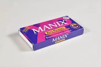 Manix; notice "Manix Xtra pleasure" (Boite horizontale) France 2004 2004.210.20.1 Photo Mucem