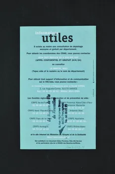 Comité Français d'Education pour La Santé (CFES) Dépliant France 1999 2003.129.41 Photo Mucem