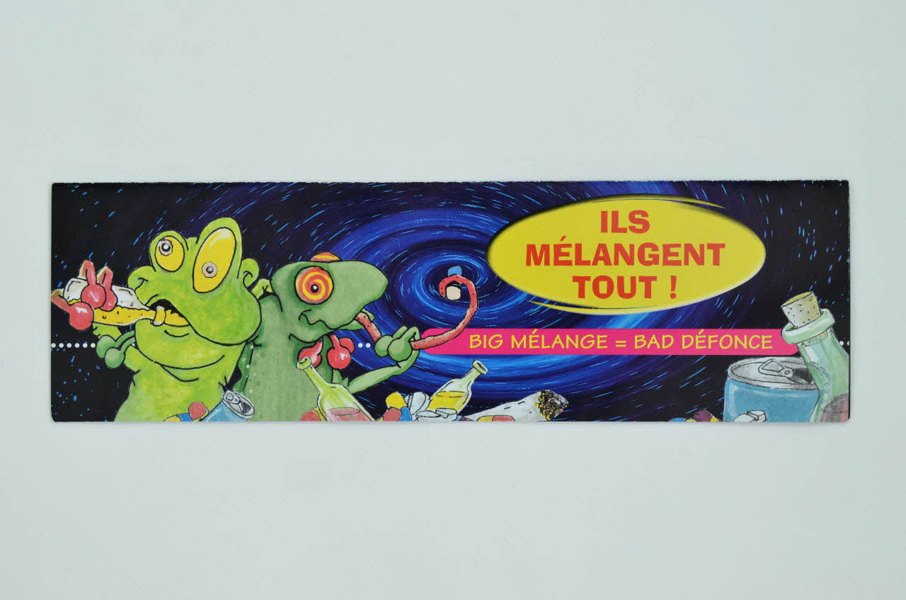 Dépliant "Ils mélangent tout ! / Big Mélange = Bad défonce" 2003.129.50 Photo Mucem