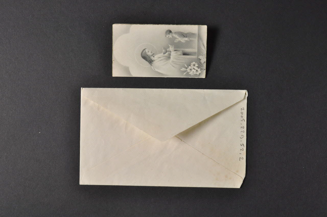 souvenir de communion Italie 1950-1969 2005.229.52.1-2 Photo Mucem