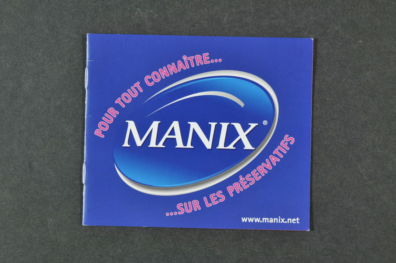 Manix; BROCHURE "Pour tout connaître sur les préservatifs" France 2004/2 2004.210.29 Photo Mucem