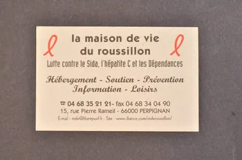 carte de visite La Maison de Vie du Roussillon 2003.129.59 Photo Mucem