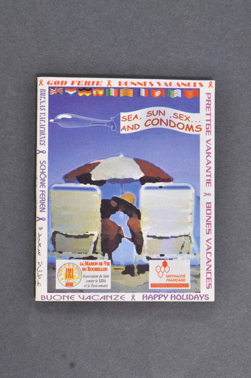 BROCHURE "Sea, sun, sex and condoms" 2003.129.62 Photo Mucem