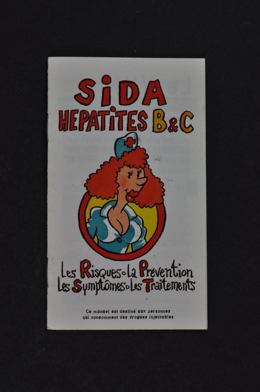 Ministère de l'Emploi et de la Solidarité BROCHURE "Sida Hépatite B et C. Les risques, la Prévention, les Symptômes, les traitements" France 1998 2003.129.64 Photo Mucem