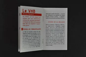 Ministère de l'Emploi et de la Solidarité BROCHURE "Sida Hépatite B et C. Les risques, la Prévention, les Symptômes, les traitements" France 1998 2003.129.64  Photo Mucem