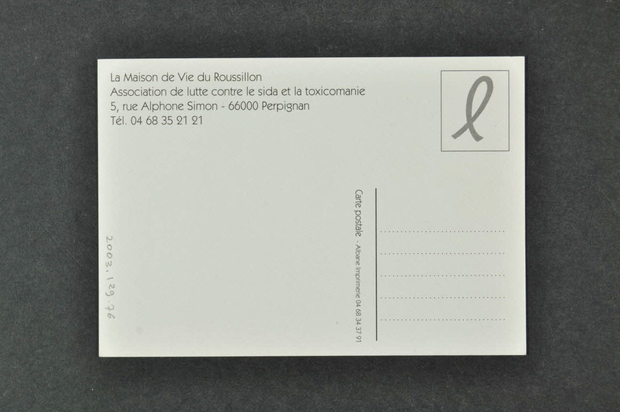 carte postale "Savoir, c'est commencer à se protéger" 2003.129.76  Photo Mucem