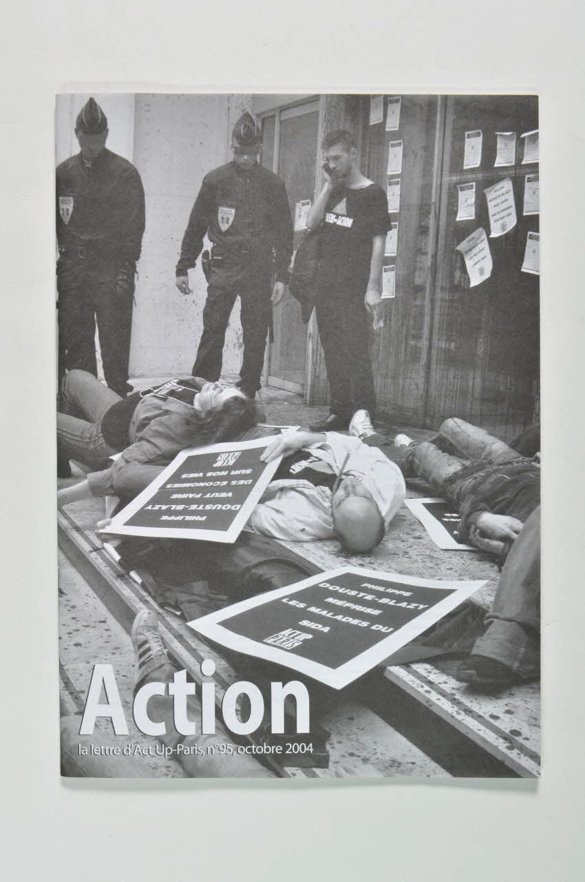 Act Up-Paris Revue associative Action, n° 95, octobre 2004 France 2004/10 2004.211.15 Photo Mucem