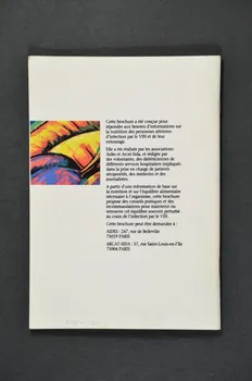 Aides Et Arcat BROCHURE "Nutrition et VIH" France 1992 2003.130.11 Photo Mucem