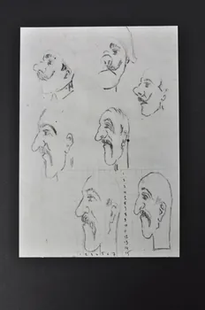 Francis Raphard dessin Séquence de fabrication d'une marionnette à gaine France 1945 1952.55.1 Photo Mucem